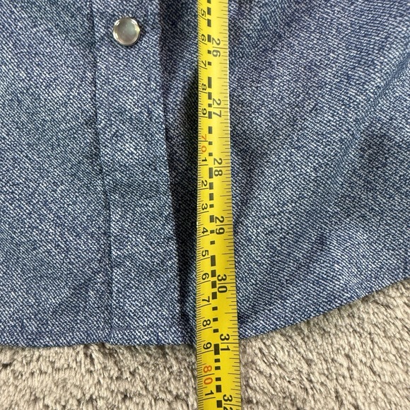 RSVLTS Kunuflex Shirt Mens Large USA Flag Western Pearl Snap Button Short Sleeve - Picture 5 of 10